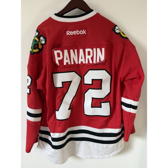 Reebok CCM NHL Jersey LG 2015 Stanley Cup Champs Chicago Blackhawks Panarin READ - Picture 2 of 10